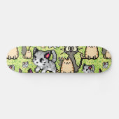 Kat en Kitten Skateboard (Horizontaal)