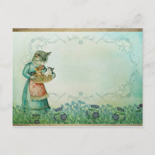 kat en Kittens, Briefkaart