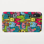 Kat en kittens Case-Mate iPhone case (Achterkant (horizontaal))