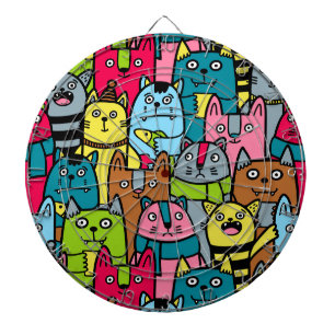 Kat en kittens dartbord