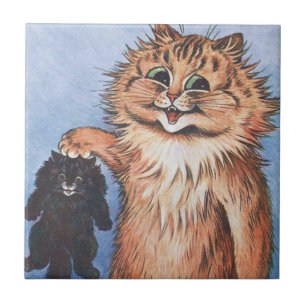 Kat en Kittens, Louis Wain Tegeltje