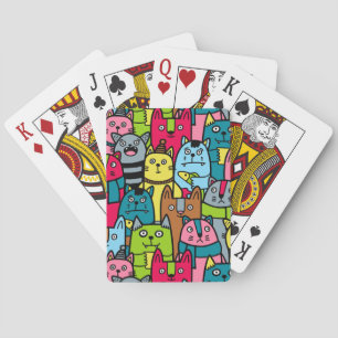 Kat en kittens pokerkaarten