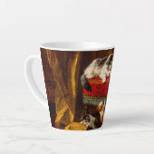 Kat en Kittens spelen met voorzitter Latte Mok (Linkerhoek)