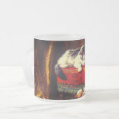 Kat en Kittens spelen met voorzitter Matglas Koffiemok (Voorkant links)