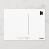 Kat en levensboom briefkaart (Achterkant)