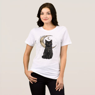 kat en maan t-shirt