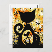 kat en muis briefkaart (Voorkant / Achterkant)