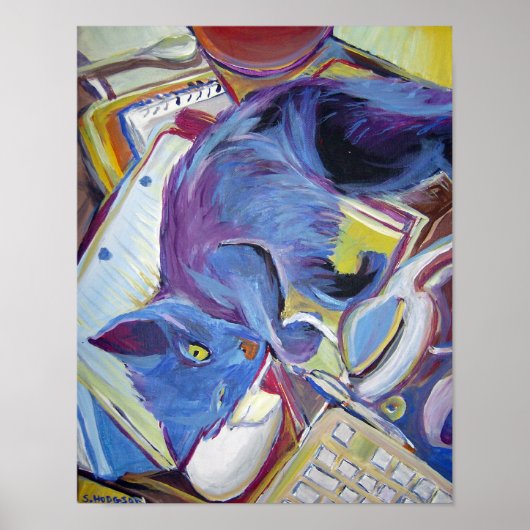 Kat en muis poster (Voorkant)