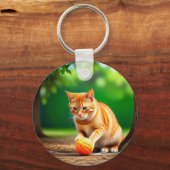 Kat en Muis Sleutelhanger (Achterkant)