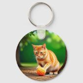 Kat en Muis Sleutelhanger (Achterkant)