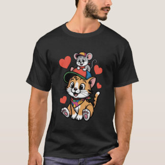 Kat-en-Muis Vrienden T-shirt