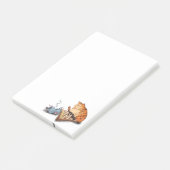 Kat- en muisspatbord voor Cartoon Post-it® Notes (Schuin)