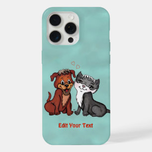 Kat en pop, Jouw tekst bewerken iPhone 15 Pro Max Hoesje