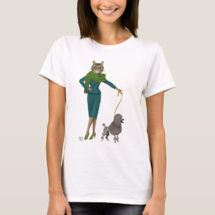 Kat en porselein t-shirt