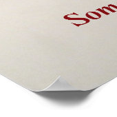 Kat en poster (Hoek)