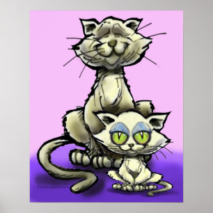 Kat en Poster van Kitten