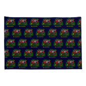 Kat en puppy, Happy XMas Kussensloop (Achterkant-Rechts)