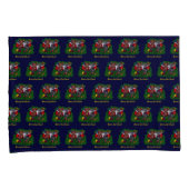 Kat en puppy, Happy XMas Kussensloop (Voorkant-Rechts)