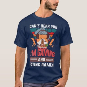 Kat- en ramenVideo-gamer-draagtas T-shirt