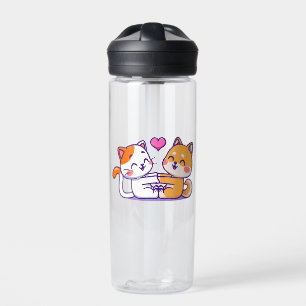 Kat En Shiba Inu Waterfles