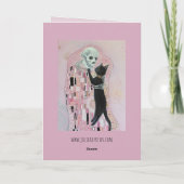 Kat en skelet kaart (Achterkant)