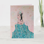 Kat en skelet  kaart (Voorkant)