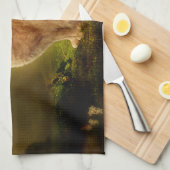 Kat en vet theedoek (Quarter Fold)