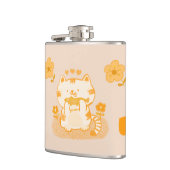 Kat en vis heupfles (Links)