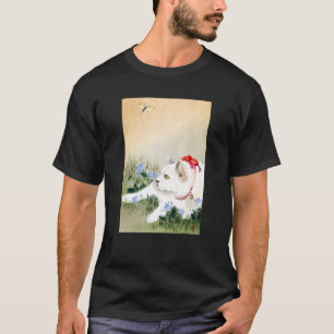 Kat en vlinder door Ohara Koson T-shirt