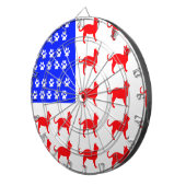 Kat- en voetmarkering dartbord (Voorkant Rechts)