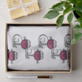 Kat- en wijnglas tissuepapier (Geschenk)