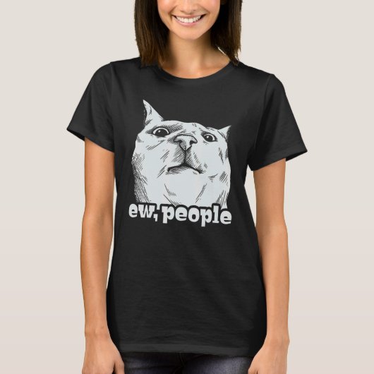 Kat Ew Mensen T-shirt (Voorkant)
