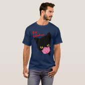 Kat Ew Valentijnsdag Cat Lover Funny Valentijnse D T-shirt (Voorkant volledig)