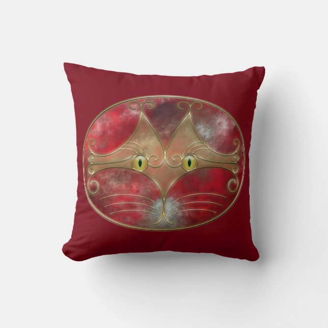 Kat-Eyes Pillow Kussen (Voorkant)