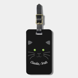 Kat Face Bagagelabel