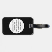 Kat Face Bagagelabel (Achterkant horizontaal)