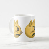 Kat Face Emoji Koffiemok (Voorkant links)