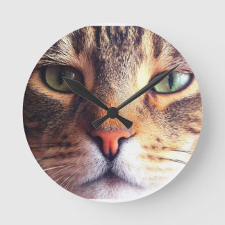 Kat Face Ronde Klok
