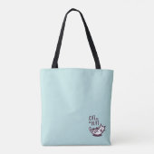 Kat Face Tote Bag (Achterkant)