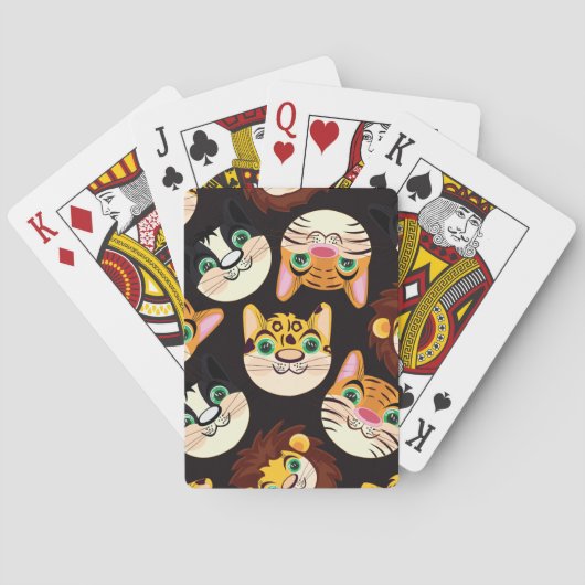 Kat faces pokerkaarten (Achterkant)