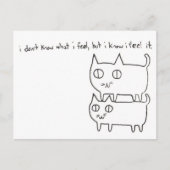 Kat Feelings Briefkaart (Voorkant)