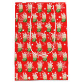 Kat Feestdagen aanpassen Medium Cadeauzakje (Achterkant)