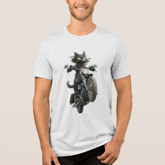 Kat fiets Tri-Blend shirt