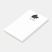 Kat Fight Drawing Funny Cats Sketch Personalized Post-it® Notes (Schuin)