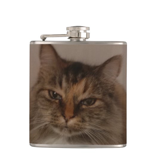 Kat Flask Heupfles (Voorkant)