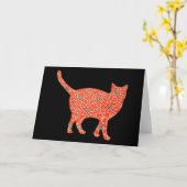 Kat  Floral Kaart reeks 5 (Gele Bloem)