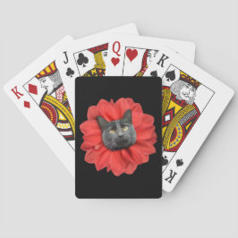 "Kat Flower"-afspeelkaarten, standaard-indexvlakke Pokerkaarten