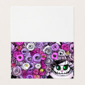 Kat Fluffy Furry Dreamy Graphic Visitekaartjes (Buitenkant ongevouwen)