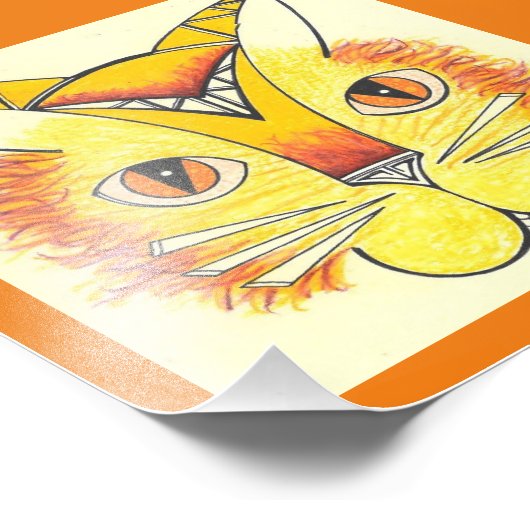 Kat Foto Afdruk (Hoek)