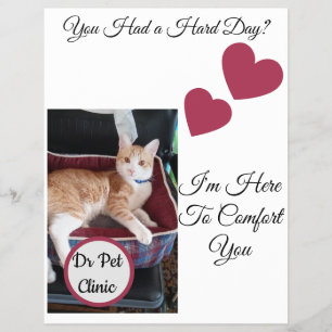 Kat Foto, Citaten Voor en Achter, Poot, Hart, Naam Flyer